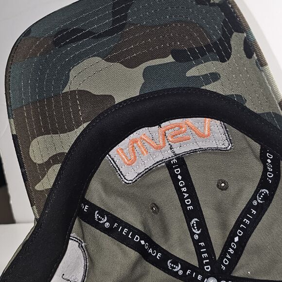 NASA Camo Baseball Hat REFLECTIVE Logo Patches + Stitching Adjustable Camoflauge - Picture 12 of 14
